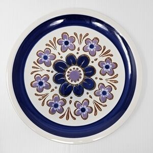 Mikasa Nightfall Chop Plate 12" Cera Stone D1551 Vintage Round Platter (flaw)